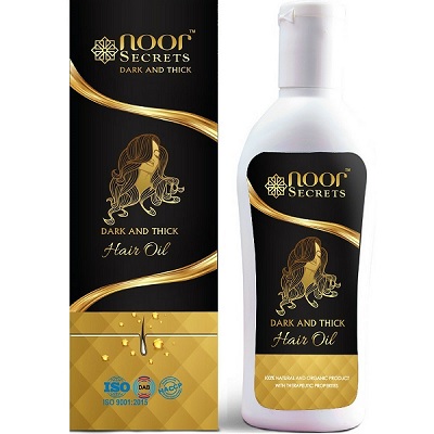 India Desire : Buy Noor Secrets Dark And Thick Hair Oil, 100ml at Rs. 164 from Amazon [Regular Price Rs 449]